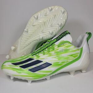 Adidas Mens 11.5 Adizero Low Top Football Cleats Seahawks HR1591 NEW Green Blue